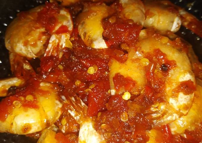 Resep Udang balado simpel mudah buatnya yang Lezat Sekali