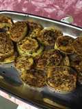 Aubergines « œufs » blanches grillées aux épices espagnoles et basilic
