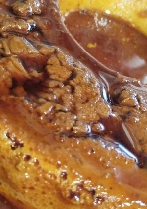 Una foto de Flan casero