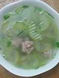 Canh bí nấu sườn