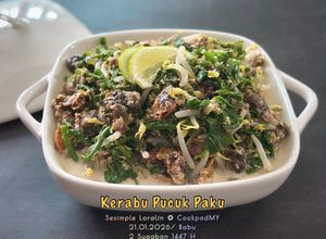 Gambar Kerabu Pucuk Paku