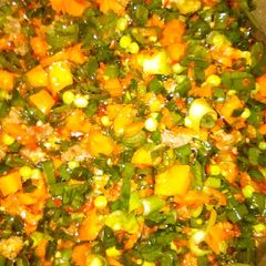 A picture of Vegetable sauce.