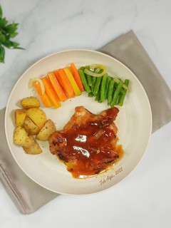 Foto resep Steik ayam saus BBQ