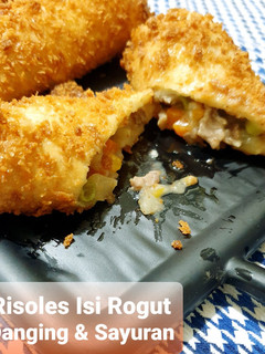 Foto resep 112. Risoles Isi Rogut Daging & Sayuran