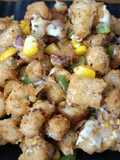 Cheesy bread poha