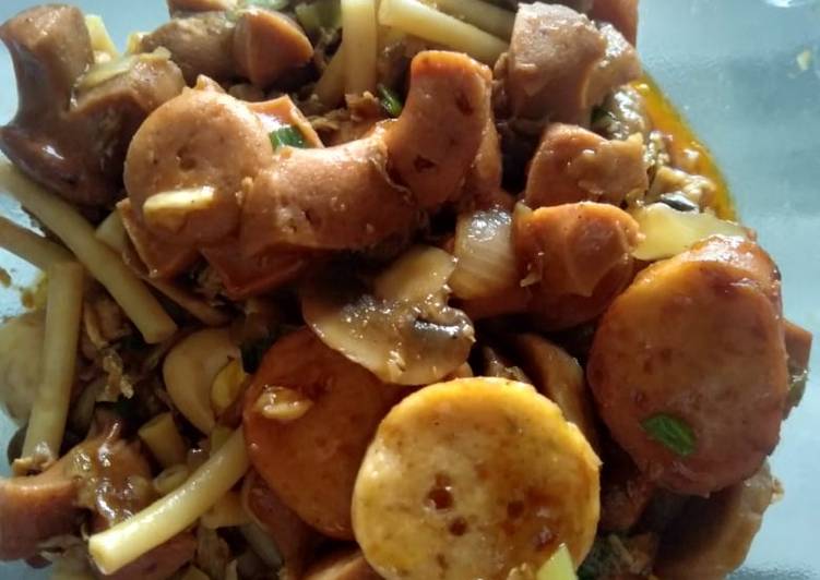 Resep Sosis jamur saus tiram 🍄 yang Sempurna