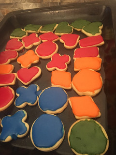 Una foto de Galletitas glaseadas