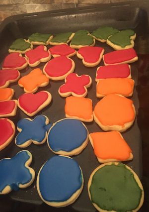Una foto de Galletitas glaseadas
