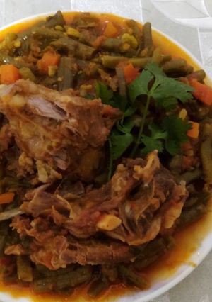 صورة لوصفة زاليقو أو لوبيا خضرة أو ماشطو رائعة المذاق وصحي