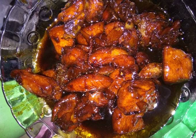 Ayam masak mentega ala²