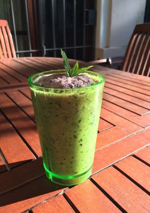 Una foto de Batido antioxidante "Hoy puede ser un gran día"