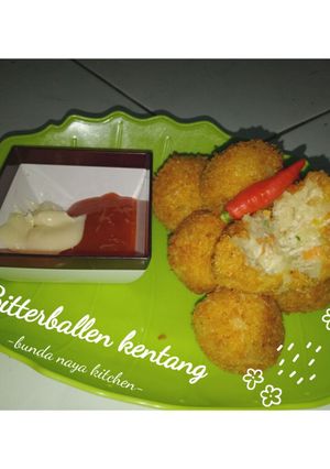 Foto resep Bitterballen kentang ayam isi keju
