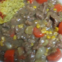 A picture of Autumn Harvest Beef and Pork Roast with Vegetables.