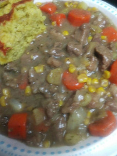 A picture of Autumn Harvest Beef and Pork Roast with Vegetables.