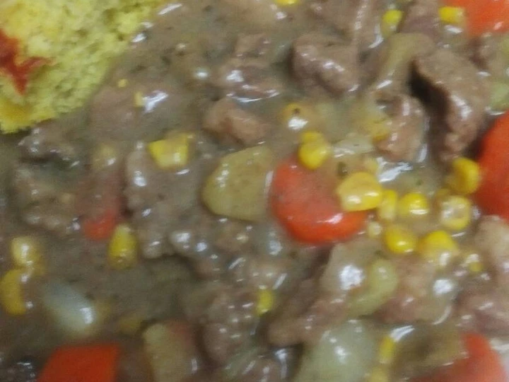 Simple Way Prepare Recipe Autumn Harvest Beef and Pork Roast with Vegetables that is So Delicious, Can Spoil the Tongue}