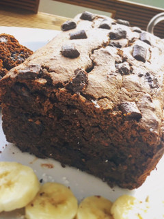 Una foto de Brownie de chocolate, calabaza, avena y cacahuete