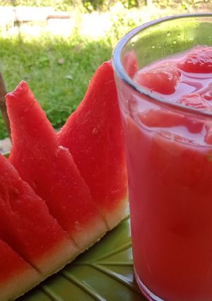 Foto resep Es semangka susu