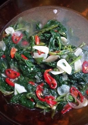 Foto resep Tumis Kuah Daun Ketela