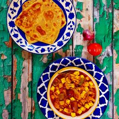 A picture of Gobi-Paneer Kadai.