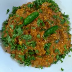 A picture of Baingan da Bharta.