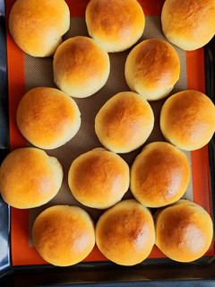 A picture of Sweet soft roll with whipped cream instead milk.