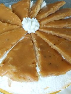 Gluténmentes francia krémes torta recept fotója