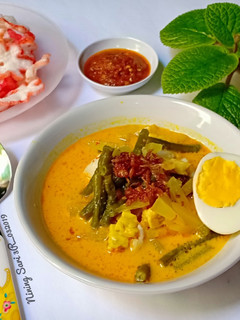 Foto resep Lontong sayur pepaya muda