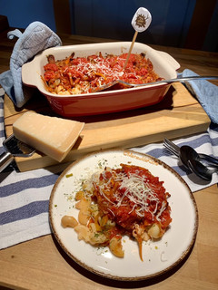 Nudeln in Gemüse-Soße Rezepthauptbild