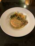 Swordfish sh Fi in a Jalapeño Lemon Butter Sauce