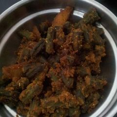 A picture of Masala bhindi.