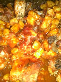 Una foto de Costillas de Marrano con Piña