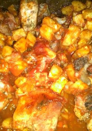 Una foto de Costillas de Marrano con Piña