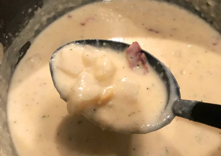 Steps to Make Speedy Easy potato soup