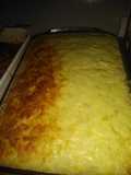Arroz con elote y queso horneado