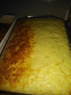 Una foto de Arroz con elote y queso horneado