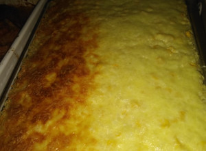 Una foto de Arroz con elote y queso horneado