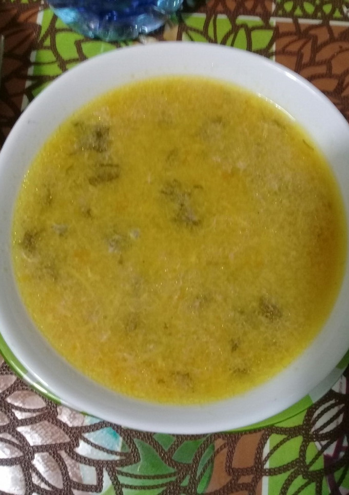 صورة لوصفة شوربة بيضاء 🍲