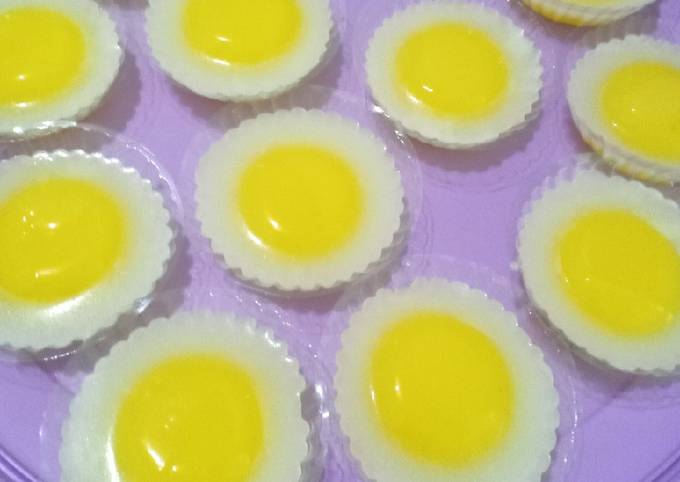 Puding telur ceplok
