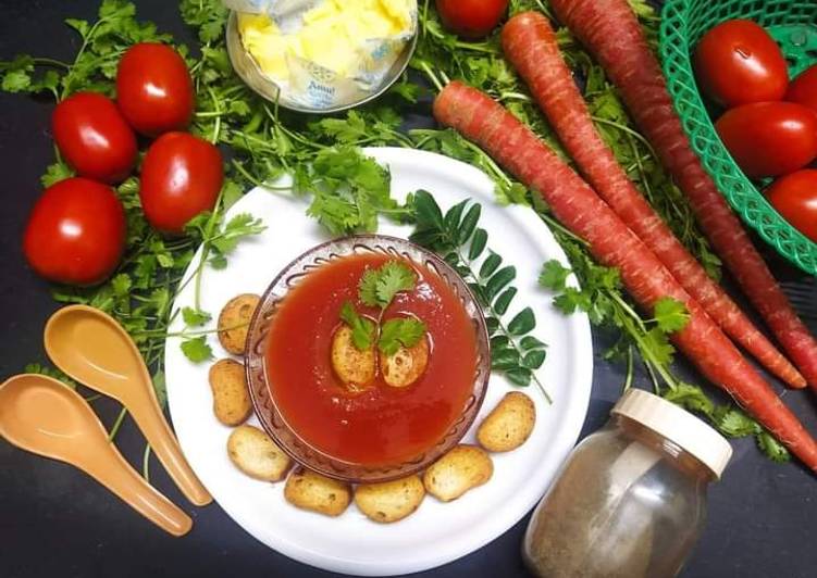 Recipe of Ultimate Tomato carrot soup