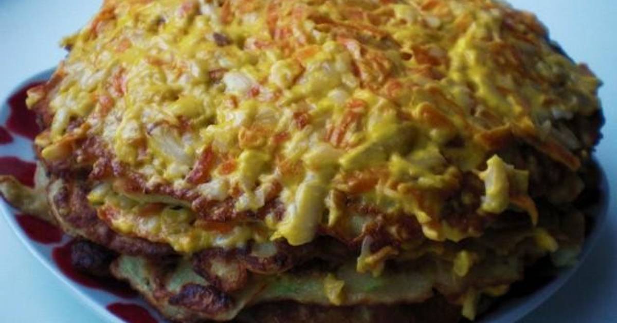 Торт из кабачков с начинкой из моркови рецепт с фото