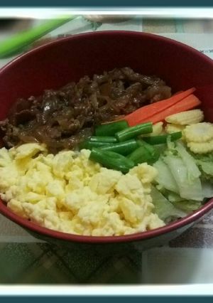 Foto resep Beef Gyudon (Ala Yoshinoya)