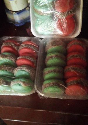 Una foto de Alfajores de maicena con color🤩
