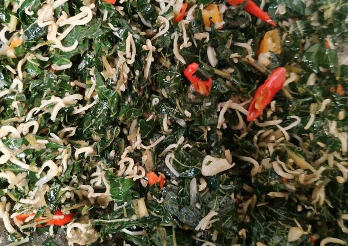 Resep Tumis daun pepaya teri medan yang Lezat Sekali