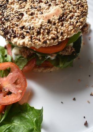 Una foto de Hamburguesa healthy