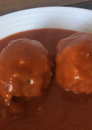 Paradicsomos húsgombóc recept fotója
