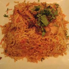 Flavoured Rice with Roasted Chicken A picture of Flavoured Rice with Roasted Chicken.