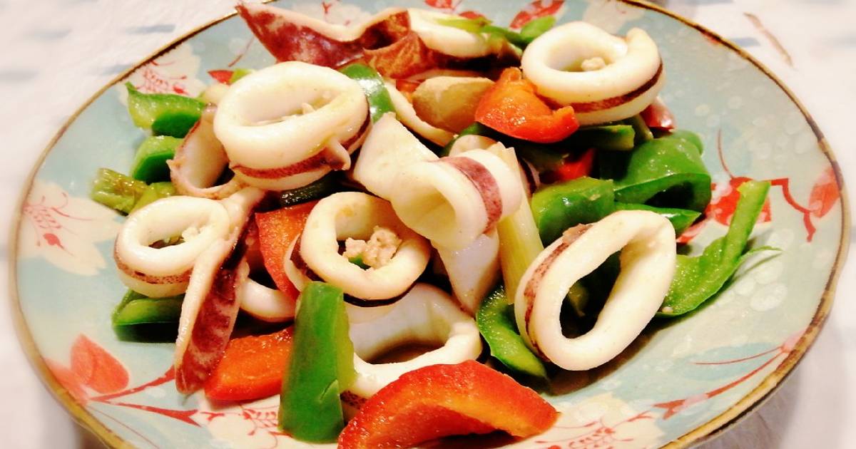 【甜椒炒花枝】料理－ 32 篇食譜與家常做法 - Cookpad