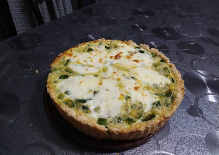 Tarta de zapallito con masa casera