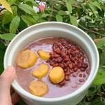 Chè đậu đỏ khoai lang cốt dừa