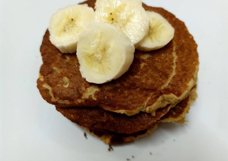 Resep Banana oat pancake Anti Gagal